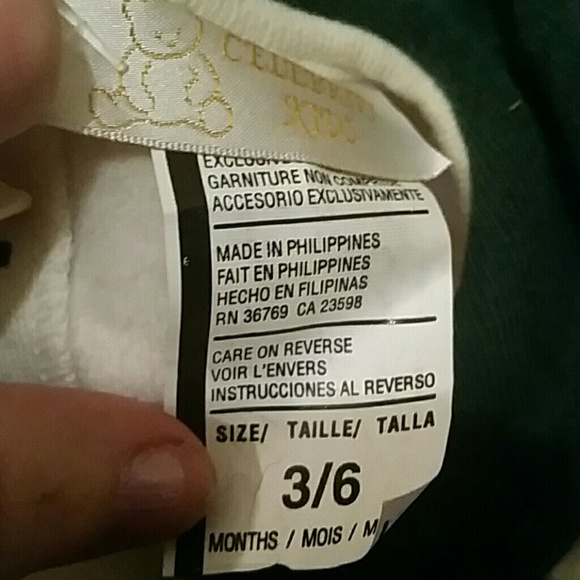 Celebrity Kids Cream with Embroidered Tree Sz 3-6 - Picture 3 of 3